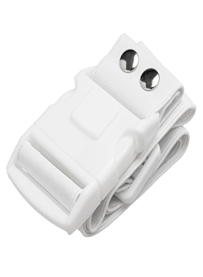 Modefa Ihram Belt - Elastic Unsewn Adjustable Waist Ihram Belt for Men - Hajj Essentials for Men - White - Image 5